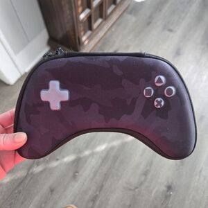 Black Camouflage Gaming Controller Case